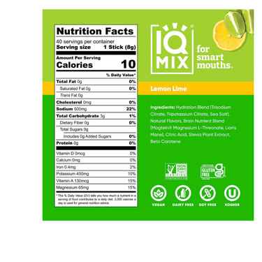 IQ MIX LEMON LIME
